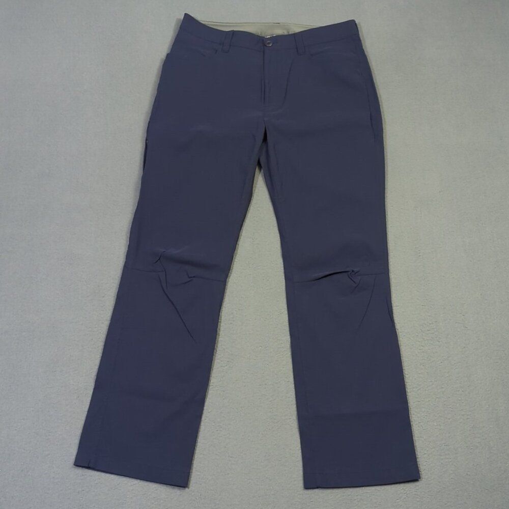 Eddie Bauer Pants Men's 32x30 Blue Nylon Tech Pant Outdoor Nylon Camping